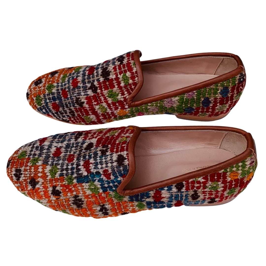 Men's Turkish Kilim Loafers | Multicolor-Ocelot Market
