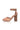 ELF Flamingo Leather Heels in Black Vintage Beige / 5