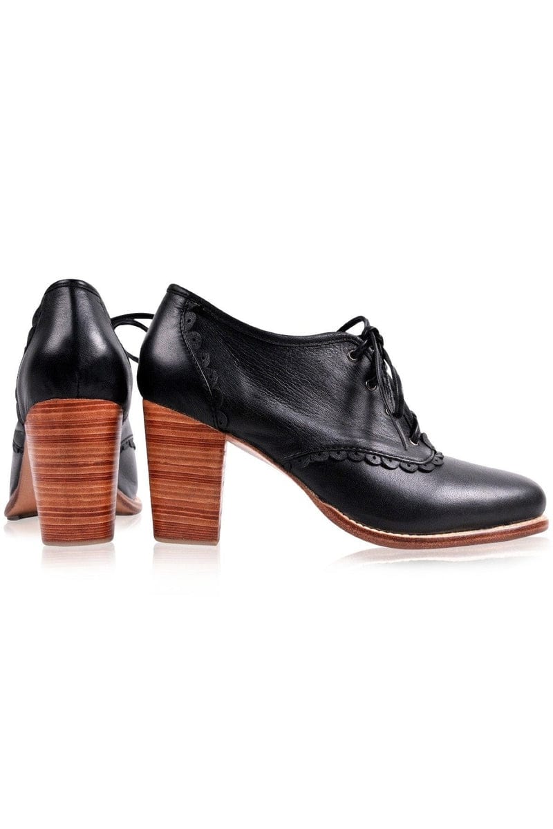 Black oxford clearance heels