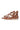 ELF Blossom Leather Sandals in Camel and Gold