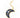 Larissa Plush Crescent Moon Felt Ornament - Embroidered by Matr Boomie