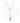 Ruchi Crescent Moon Charm Dainty Drop Lariat Necklace