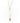 Ruchi Evil Eye Charm Dainty Drop Lariat Necklace