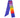 Rainbow and Blue Contemporary Clergy Stole
