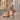 Men's Natural Cork Brogue shoes by OCELOT MARKET worn on cobblestone street, handcrafted and ethically made footwear