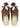 Artemis Design & Co presents Men's Slippers in a refined color palette of brown, white, green, and black. Elevate your relaxation experience with these meticulously crafted slippers that seamlessly blend comfort and style. The earthy tones and monochromatic accents create a timeless and versatile design, making these slippers a perfect addition to the modern man's wardrobe. (Front View)