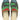 Artemis Design & Co introduces Men's Slippers in a sleek color fusion of blue, white, green, red, and black. Elevate your downtime with these stylish and comfortable slippers, designed for the modern man. The cool tones and bold accents create a contemporary aesthetic, while the meticulous craftsmanship ensures a plush and snug fit. (Front View)