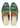 Artemis Design & Co introduces Men's Slippers in a sleek color fusion of blue, white, green, red, and black. Elevate your downtime with these stylish and comfortable slippers, designed for the modern man. The cool tones and bold accents create a contemporary aesthetic, while the meticulous craftsmanship ensures a plush and snug fit. (Front View)