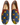 Men's Turkish Kilim Loafers | Blue with Yellow & Red-Ocelot Market