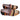 Men's Turkish Kilim Loafers | Orange with Black Stripes-Ocelot Market