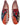 Men's Turkish Kilim Loafers | Orange with Pattern-Ocelot Market