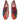 Men's Turkish Kilim Loafers | Orange with Pattern