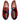 Men's Turkish Kilim Loafers | Red & Black with Accent Colors