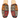Men's Turkish Kilim Mule 9 - Beige, Orange, Red on Brown Background-Ocelot Market