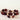 Rust and Mauve Handwoven Storage Basket - Fruit Basket, set of 3