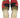 Artemis Design & Co Women's Slides are a chic and fashionable choice for women, featuring a stunning color combination of green, red, black, and grey. These slides are designed with utmost attention to detail and crafted using high-quality materials, ensuring both style and comfort. (Front View)