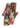 Artemis Design & Co Women's Smoking Shoes, featuring a sophisticated color combination of grey, maroon, brown, royal blue, cream, and red-orange, are a stylish and versatile addition to any wardrobe. These handcrafted smoking shoes effortlessly combine fashion and comfort. Their unique color palette adds a touch of elegance and flair to your fashion ensemble.  (Side View)