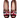 Women's Turkish Kilim Loafer Red, Black, & Cream Pattern-Ocelot Market