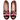 Women's Turkish Kilim Loafer Red, Black, & Cream Pattern-Ocelot Market