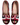 Women's Turkish Kilim Loafer Red, Black, & Cream Pattern-Ocelot Market
