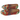 Women's Turkish Kilim Loafer Red & Blue with Cream Pattern-Ocelot Market