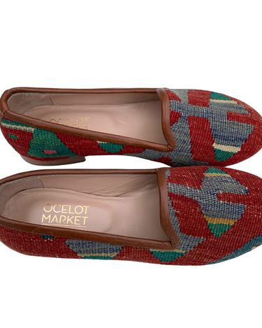 Women's Turkish Kilim Loafers-Ocelot Market