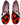 Women's Turkish Kilim Loafers | Orange & Black Pattern-Ocelot Market