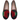 Women's Turkish Kilim Loafers Red & Black with Green-Ocelot Market