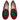 Women's Turkish Kilim Loafers Red & Green