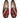 Women's Turkish Kilim Loafers Red Pattern-Ocelot Market