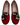 Women's Turkish Kilim Loafers Red with Cream & Green Pattern-Ocelot Market