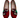 Women's Turkish Kilim Loafers Red with Cream & Green Pattern-Ocelot Market