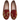 Women's Turkish Kilim Loafers Red with Gold
