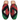 Women's Turkish Kilim Mule Red, Black & Green-Ocelot Market