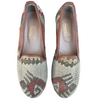 Women's Turkish Kilim Loafers | Tans & Greys
