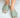 Majorca Leather Slides in Olive Green