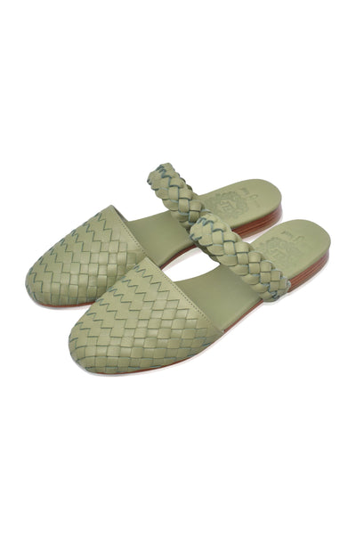 Sea Escape Slide Sandals in Olive Green