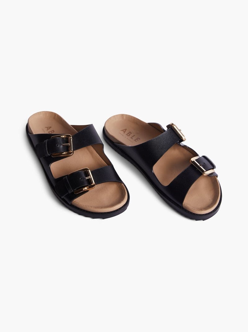 ABLE Whitney Sandal by ABLE Black / 5