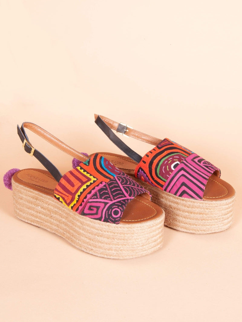 Agua E Lulo Platforms Galus Colombian Platform Espadrilles