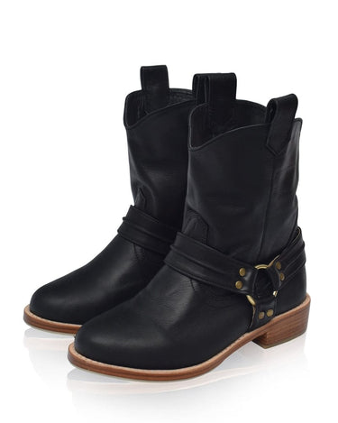 ELF Cali Leather Boots Black / 4