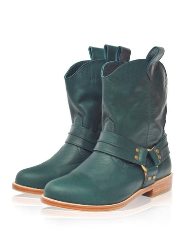 ELF Cali Leather Boots Emerald / 4