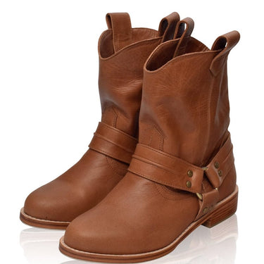 ELF Cali Leather Boots Vintage Camel / 4
