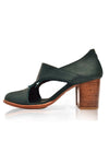 ELF Rain Kiss Leather Booties Emerald / 5