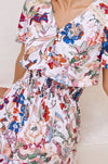 ELF Del Sol High Low Dress in Peony Blossom