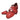 ELF Mangrove Leather Flats Vintage Red / 5