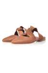 ELF Taj Mahal Pointy Toe Mules Vintage Camel / 6