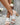 ELF Crystal Glow Leather Heels in White