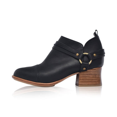 ELF Dasha Low Ankle Booties Black / 4