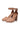 ELF Flamingo Leather Heels in Vintage Beige
