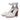ELF Flamingo Leather Heels in White